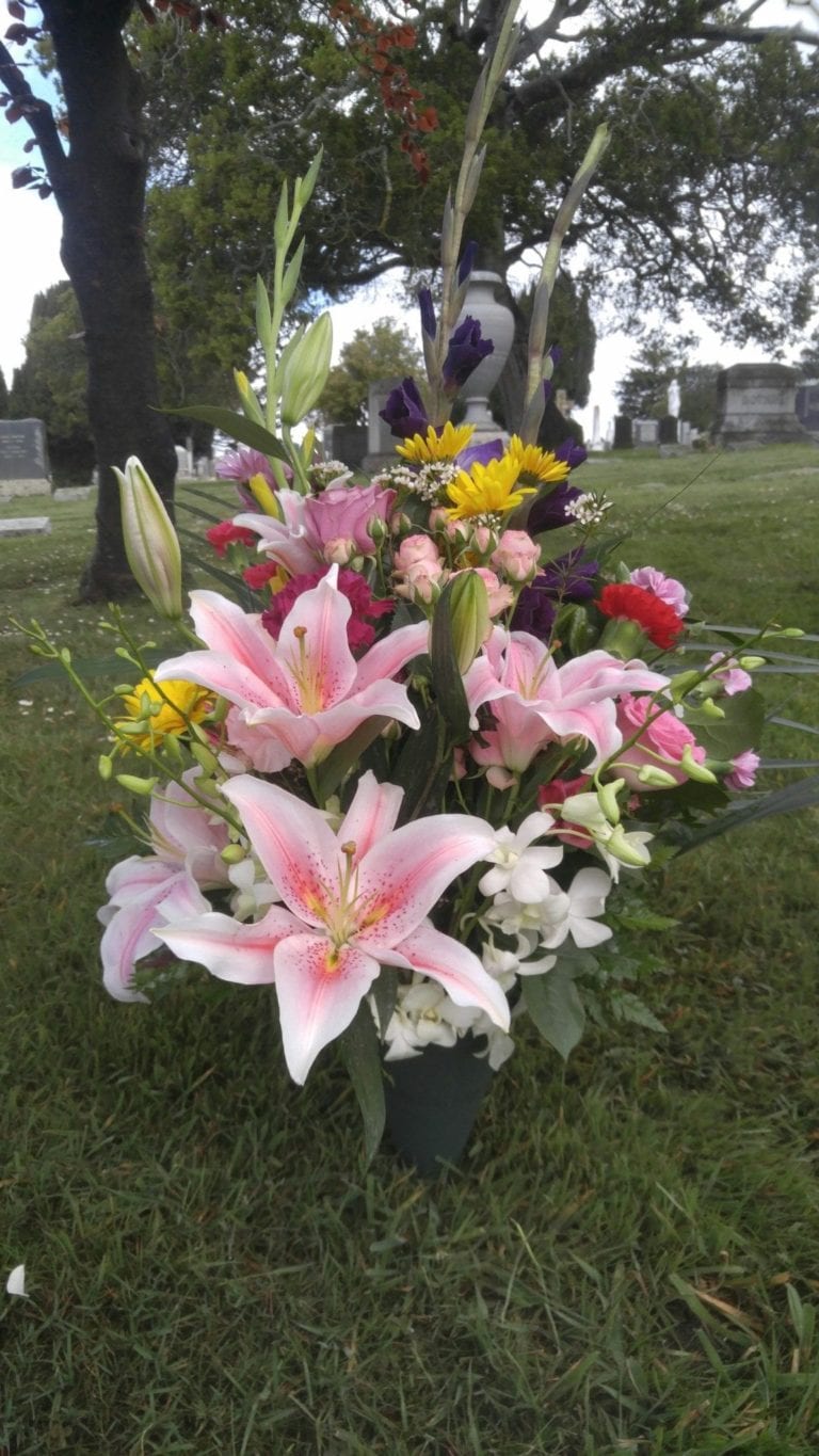 Graveside Flowers 3 Cypress Lawn